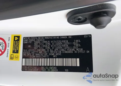 2014 Lexus Rx 350 z USA, uszkodzony, nr VIN 2T2BK1BA5EC248512